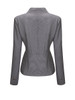 Lapel Formal Contrast Trim Blazer