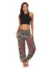 Fashion 2 Colors Elastic Waist Wide Leg Casual Pants
