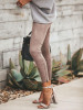 3 Color Elastic Waist Casual Pants Bottoms