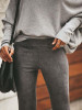 3 Color Elastic Waist Casual Pants Bottoms