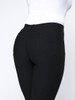 Casual Solid Slim-Leg Pocket Plus Size Pant In Black
