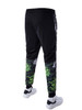 Casual Patchwork Printed Slim-Leg Mid-Rise Men's Casual Pant