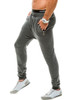 Casual Basic Drawstring Zips Pocket Plain Men's Casual Pant