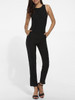 Casual Pockets Dacron Plain Jumpsuits