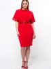 Casual Turtleneck Sequin Solid Plus Size Bodycon Dress