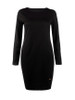 Casual Basic Round Neck Plain Plus Size Bodycon Dress