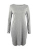 Casual Basic Round Neck Plain Plus Size Bodycon Dress