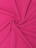 Casual Basic Round Neck Plain Plus Size Bodycon Dress