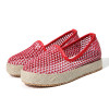 Casual Hollow Out Slip On Platform Casual Shoes