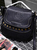 Single Shoulder Fringe Hexagonal Nail bag
