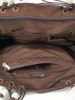 Canvas Tasseled Zipper Tote Bag