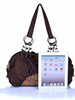 Canvas Tasseled Zipper Tote Bag