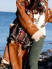 Bohemia Tasseled&Sequined Decorated Sling Bag