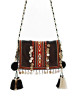 Bohemia Tasseled&Sequined Decorated Sling Bag