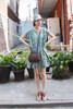 Knitted Retro Buckled Single-shoulder Bag