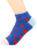 Casual Lovely Color Block Spot Sock