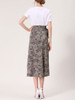 Casual Fascinating Bowknot Printed Flared Maxi Skirt