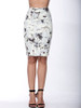 Casual Chic Slit Floral Printed Pencil Midi Skirt