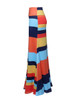 Casual Color Block Striped Mermaid Maxi Skirt