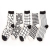 Windowpane Crew Socks