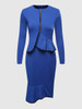 Casual Falbala Fantastic &Stylish Round Neck Bodycon Dress