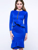 Casual Falbala Fantastic &Stylish Round Neck Bodycon Dress