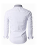 Casual Color Block Patchwork Small Lapel Men's Shirt
