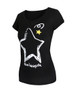 Casual Round Neck Short Sleeve T-Shirt In Star Printed