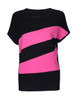 Casual Simple Color Block Striped Round Neck Short Sleeve T-Shirt