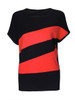 Casual Simple Color Block Striped Round Neck Short Sleeve T-Shirt