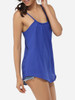 Casual Loose Fitting Spaghetti Strap Chiffon Plain Camisole