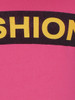 Casual Open Shoulder Color Block Letters Short Sleeve T-Shirt
