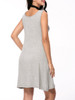 Casual Round Neck Multi-Color Skull Printed Sleeveless Shift Dress