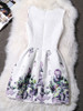 Casual Round Neck Unique Printed Fabulous Skater Dress