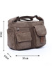 Casual Men Canvas Messenger Shoulder Crossbody Bag