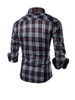 Casual Classic Patch Pocket Plaid Men Shirt