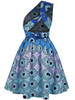 Casual Multi-Way Printed Skater Dress