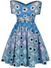 Casual Multi-Way Printed Skater Dress