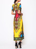 Casual Printed Chic Round Neck Maxi-dress