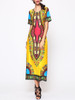 Casual Printed Chic Round Neck Maxi-dress