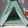 Plush Shapes Dog Teepee with Dog Bed