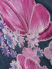 Casual Batwing V Neck Dacron Floral Printed Shift Dress