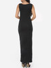 Casual Plain Elegant Round Neck Cocktail-dress