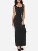 Casual Plain Elegant Round Neck Cocktail-dress