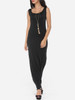 Casual Plain Elegant Round Neck Cocktail-dress