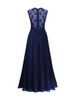 Casual Courtly Patchwork Hollow Out Plain Sweet Heart Maxi Dress