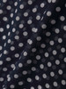 Casual Polka Dot Round Neck Shift Dress