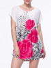 Casual Mini Shift Dress In Floral Printed