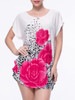Casual Mini Shift Dress In Floral Printed