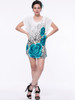 Casual Mini Shift Dress In Floral Printed